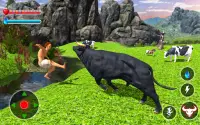 Angry Bull Attack Forest 3D Screen Shot 4