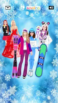 Winter time with warm dressup Screen Shot 0
