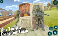 Military Train Shooting Game: Euro Train Simulator Screen Shot 10