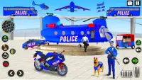 Полицейская велосипедная игра Screen Shot 0