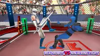 Real Robot Ninja Ring Fight: Fighting Games 2020 Screen Shot 6