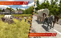Farming Horse Carriage Transport Simulator 2021 Screen Shot 1