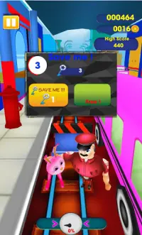 Rabbit Train Dash 3D Screen Shot 6