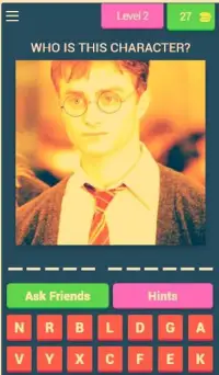 HOGWARTS CHARACTERS QUIZ Screen Shot 2