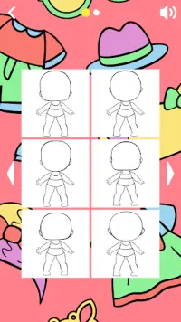 Doll Dress Up and Coloring Game for girls Screen Shot 7