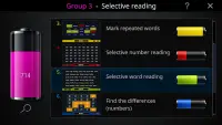 Speed Reading Games:  improve your reading speed Screen Shot 14