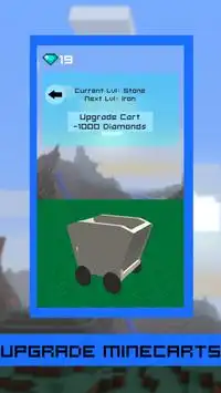 Mine Cart Minecraft Adventures Screen Shot 3