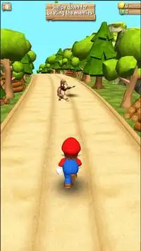 Super Subway MARIO - Gold Temple Surf Run Screen Shot 2