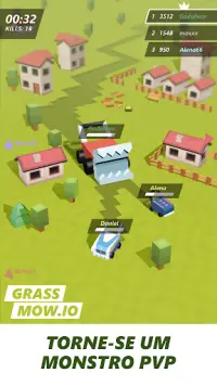 Grass mow.io - sobreviver Screen Shot 4