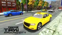 Ville Taxi Driver 3D 2016 Screen Shot 2