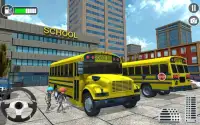 Virtual Kid High School Bus Driving simulator 2018 Screen Shot 4