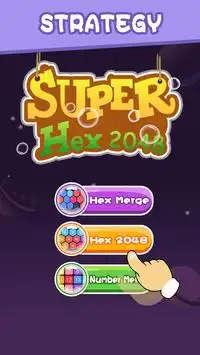 SuperHex 2048 Screen Shot 0