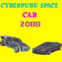 Cyberpunk Space Car 2088