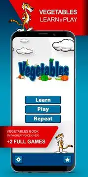 Vegetables - Learn & Play Screen Shot 0