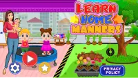 Hausmanieren lernen: Mama- und Babyspiele Screen Shot 0