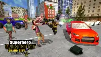 Superhero Flying Panther Grand City Crime Battle Screen Shot 8