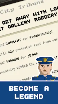 Pixel Gangsters : Mafia Manager | Crime Tycoon Screen Shot 5