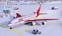 Snow Cargo Jet Landing 3D Screen Shot 10