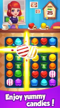 Candy House Fever - 2021 match game gratuito Screen Shot 2