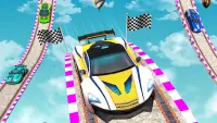 Mengemudi Mobil Ekstrim GT - City Stunts Simulator Screen Shot 1