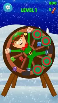 Christmas Elf Darts Challenge Screen Shot 2