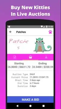 CryptoKitty Go Screen Shot 1