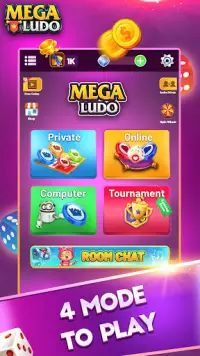 Mega Ludo-Voice Chat Ludo Room Screen Shot 1