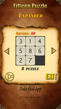 Fifteen Puzzle Screen Shot 3