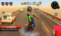 perlumbaan motor permainan lumba motosikal Screen Shot 1