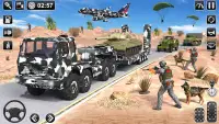 US Truck Driving Army Games Screen Shot 0
