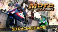 Moto Racing - Shooting Robots Screen Shot 6