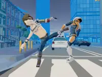 lucha de píxeles: guerreros ninja vs alienígenas m Screen Shot 12