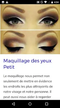 Cours de Maquillage Pour Les Yeux Screen Shot 3