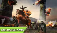 gorilla distruggon città furia Screen Shot 5