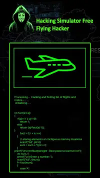 Hackers - Hacking Simulator Free, Flying Hacker Screen Shot 6