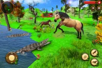Wild pferd Simulator Spiele 3D Screen Shot 5
