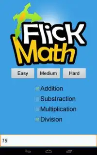 Flick Math - A Math Game Screen Shot 10