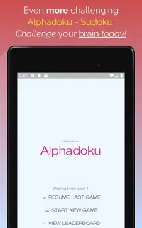 Sudoku - Alphadoku Screen Shot 4