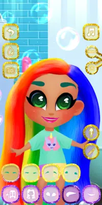 Candy Hair Salon - Doll Girl Games Screen Shot 0
