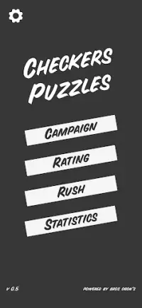 Checkers Puzzles - チェッカーパズル Screen Shot 0