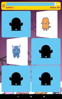 Monsters memory game for kids Screen Shot 7