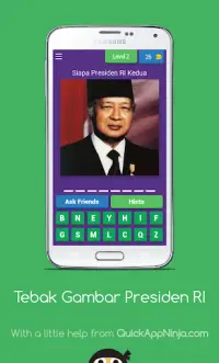 Game Tebak Gambar Presiden Indonesia Screen Shot 0