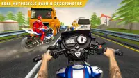 Extreme Highway Traffic Bike Race : Moto Racing Screen Shot 1