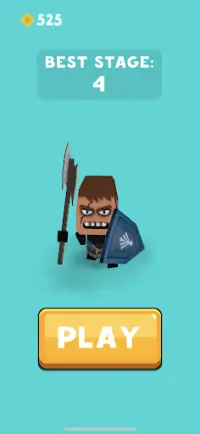 Axe Strike mobile flying fight Screen Shot 0