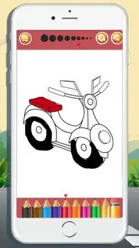 Vehicles Coloring Book for boy Screen Shot 4