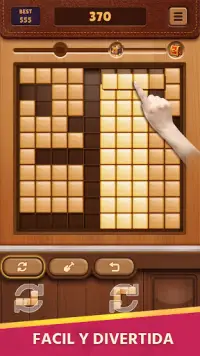 Bloque de madera rompecabezas- Juego gratuito Screen Shot 0