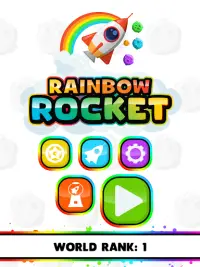 Rainbow Rocket - Color Match Mayhem Screen Shot 8