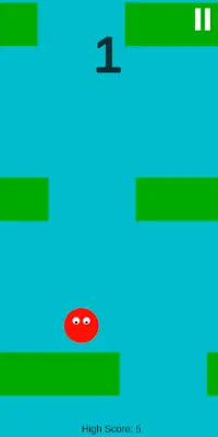 JUMPY BALL—Vertical Flappy Game Screen Shot 2