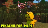 Pikachu Mod for Minecraft PE Screen Shot 1