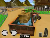 Big truck driving - Farm Tractor Cargo Drive Game Screen Shot 11